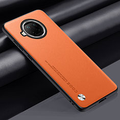 Handyhülle Hülle Luxus Leder Schutzhülle S01 für Xiaomi Mi 10i 5G Orange