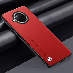 Handyhülle Hülle Luxus Leder Schutzhülle S01 für Xiaomi Mi 10i 5G Rot
