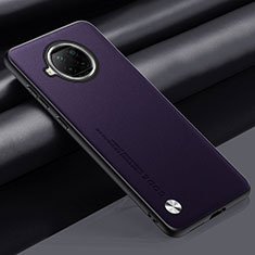 Handyhülle Hülle Luxus Leder Schutzhülle S01 für Xiaomi Mi 10T Lite 5G Violett
