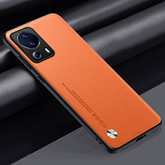 Handyhülle Hülle Luxus Leder Schutzhülle S01 für Xiaomi Mi 12 Lite NE 5G Orange