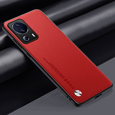 Handyhülle Hülle Luxus Leder Schutzhülle S01 für Xiaomi Mi 12 Lite NE 5G Rot