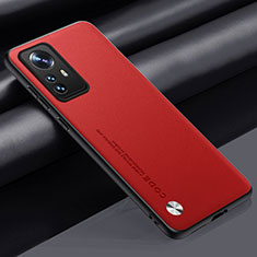 Handyhülle Hülle Luxus Leder Schutzhülle S01 für Xiaomi Mi 12T 5G Rot