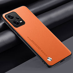 Handyhülle Hülle Luxus Leder Schutzhülle S01 für Xiaomi Poco X5 5G Orange