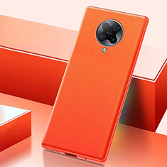 Handyhülle Hülle Luxus Leder Schutzhülle S01 für Xiaomi Redmi K30 Pro 5G Orange