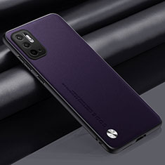 Handyhülle Hülle Luxus Leder Schutzhülle S01 für Xiaomi Redmi Note 11 SE 5G Violett