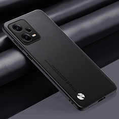 Handyhülle Hülle Luxus Leder Schutzhülle S01 für Xiaomi Redmi Note 12 5G Schwarz