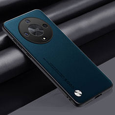 Handyhülle Hülle Luxus Leder Schutzhülle S02 für Huawei Honor X9b 5G Blau