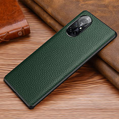 Handyhülle Hülle Luxus Leder Schutzhülle S02 für Huawei Nova 8 5G Grün