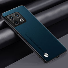 Handyhülle Hülle Luxus Leder Schutzhülle S02 für OnePlus 10 Pro 5G Cyan