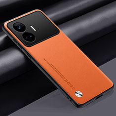 Handyhülle Hülle Luxus Leder Schutzhülle S02 für Realme GT Neo5 SE 5G Orange