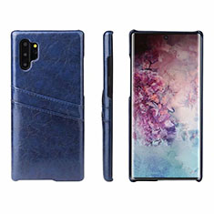 Handyhülle Hülle Luxus Leder Schutzhülle S02 für Samsung Galaxy Note 10 Plus 5G Blau