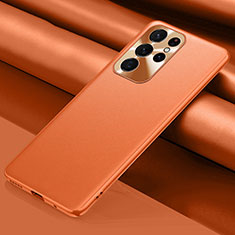 Handyhülle Hülle Luxus Leder Schutzhülle S02 für Samsung Galaxy S22 Ultra 5G Orange