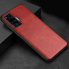 Handyhülle Hülle Luxus Leder Schutzhülle S02 für Vivo X51 5G Rot