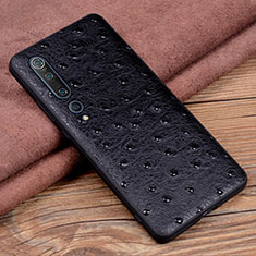 Handyhülle Hülle Luxus Leder Schutzhülle S02 für Xiaomi Mi 10 Schwarz