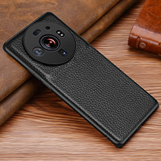 Handyhülle Hülle Luxus Leder Schutzhülle S02 für Xiaomi Mi 12 Ultra 5G Schwarz