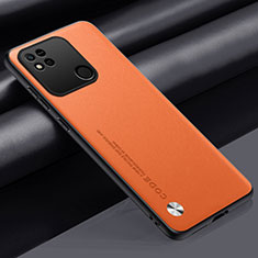 Handyhülle Hülle Luxus Leder Schutzhülle S02 für Xiaomi Redmi 10A 4G Orange