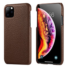 Handyhülle Hülle Luxus Leder Schutzhülle S03 für Apple iPhone 11 Pro Braun