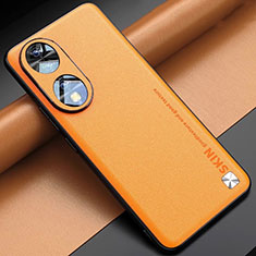 Handyhülle Hülle Luxus Leder Schutzhülle S03 für Huawei Honor 90 5G Orange