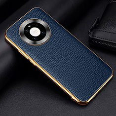 Handyhülle Hülle Luxus Leder Schutzhülle S03 für Huawei Mate 40 Pro Blau