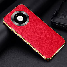 Handyhülle Hülle Luxus Leder Schutzhülle S03 für Huawei Mate 40E 4G Rot