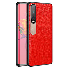 Handyhülle Hülle Luxus Leder Schutzhülle S03 für Huawei P30 Rot