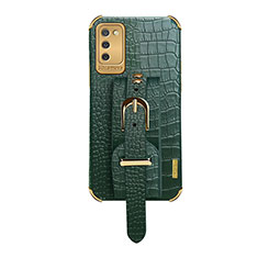 Handyhülle Hülle Luxus Leder Schutzhülle S03 für Samsung Galaxy A03s Grün