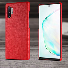 Handyhülle Hülle Luxus Leder Schutzhülle S03 für Samsung Galaxy Note 10 Plus 5G Rot