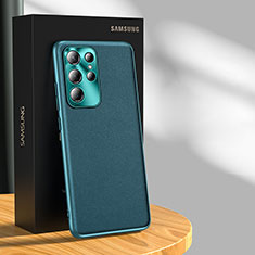 Handyhülle Hülle Luxus Leder Schutzhülle S03 für Samsung Galaxy S21 Ultra 5G Grün