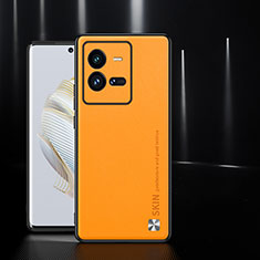 Handyhülle Hülle Luxus Leder Schutzhülle S03 für Vivo iQOO 10 Pro 5G Orange
