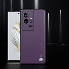 Handyhülle Hülle Luxus Leder Schutzhülle S03 für Vivo iQOO 11 Pro 5G Violett