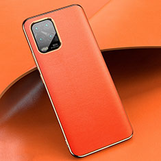 Handyhülle Hülle Luxus Leder Schutzhülle S03 für Xiaomi Mi 10 Lite Orange