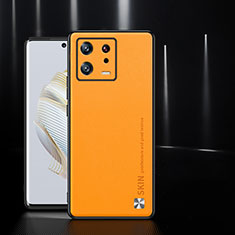 Handyhülle Hülle Luxus Leder Schutzhülle S03 für Xiaomi Mi 13 Pro 5G Orange