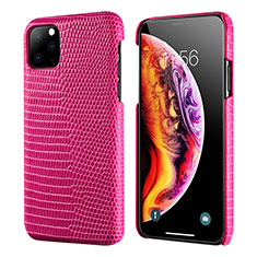 Handyhülle Hülle Luxus Leder Schutzhülle S04 für Apple iPhone 11 Pro Pink