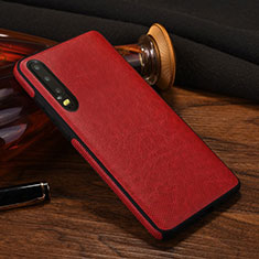 Handyhülle Hülle Luxus Leder Schutzhülle S04 für Huawei P30 Rot