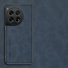 Handyhülle Hülle Luxus Leder Schutzhülle S04 für OnePlus 12 5G Blau