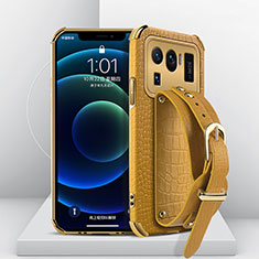 Handyhülle Hülle Luxus Leder Schutzhülle S04 für Xiaomi Mi 11 Ultra 5G Gelb
