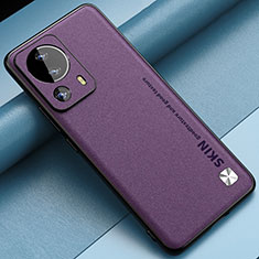 Handyhülle Hülle Luxus Leder Schutzhülle S04 für Xiaomi Mi 12 Lite NE 5G Violett