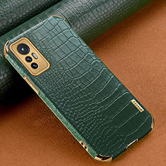 Handyhülle Hülle Luxus Leder Schutzhülle S04 für Xiaomi Mi 12S 5G Grün