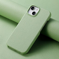 Handyhülle Hülle Luxus Leder Schutzhülle S04D für Apple iPhone 13 Grün