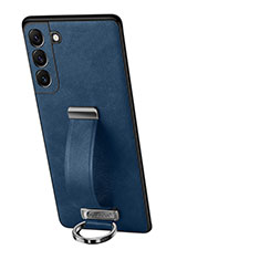 Handyhülle Hülle Luxus Leder Schutzhülle S05 für Samsung Galaxy S21 Plus 5G Blau