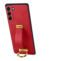 Handyhülle Hülle Luxus Leder Schutzhülle S05 für Samsung Galaxy S21 Plus 5G Rot