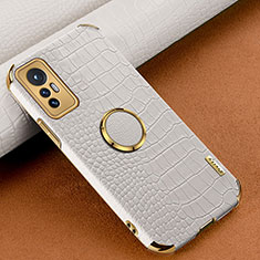 Handyhülle Hülle Luxus Leder Schutzhülle S05 für Xiaomi Mi 12 5G Weiß
