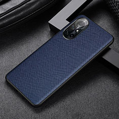 Handyhülle Hülle Luxus Leder Schutzhülle S06 für Huawei Nova 8 5G Blau