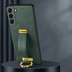 Handyhülle Hülle Luxus Leder Schutzhülle S06 für Samsung Galaxy S22 5G Grün
