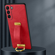 Handyhülle Hülle Luxus Leder Schutzhülle S06 für Samsung Galaxy S22 5G Rot
