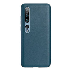 Handyhülle Hülle Luxus Leder Schutzhülle S06 für Xiaomi Mi 10 Blau