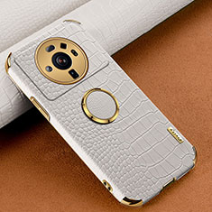 Handyhülle Hülle Luxus Leder Schutzhülle S06 für Xiaomi Mi 12 Ultra 5G Weiß