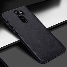 Handyhülle Hülle Luxus Leder Schutzhülle S06 für Xiaomi Redmi Note 8 Pro Schwarz