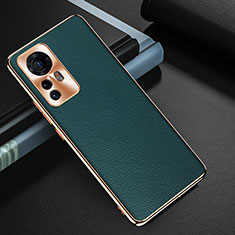 Handyhülle Hülle Luxus Leder Schutzhülle S07 für Xiaomi Mi 12 5G Grün