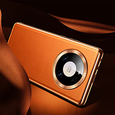 Handyhülle Hülle Luxus Leder Schutzhülle S08 für Huawei Mate 40E 5G Orange